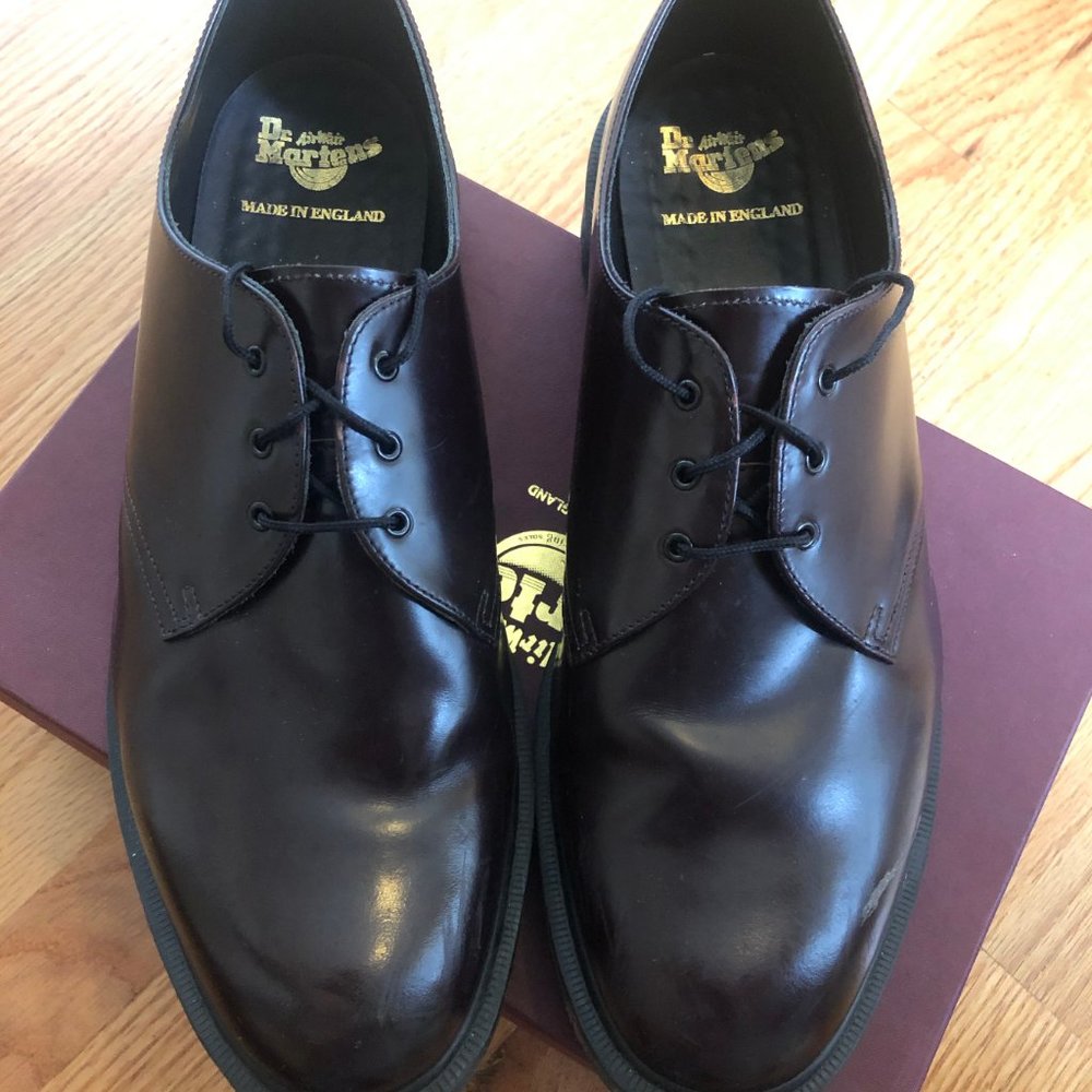 RARE Dr. Martens Made In England Merlot Size 12UK